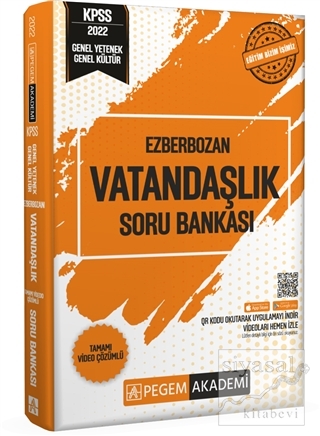 KPSS Genel Yetenek Genel Kültür Ezberbozan Vatandaşlık Soru Bankası