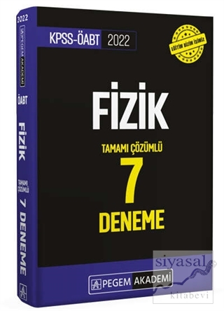 KPSS ÖABT Fizik Tamamı Çözümlü 7 Deneme