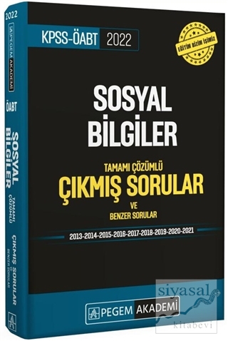 KPSS ÖABT Sosyal Bilgiler Tamamı Çözümlü Çıkmış Sorular ve Benzer Sorular