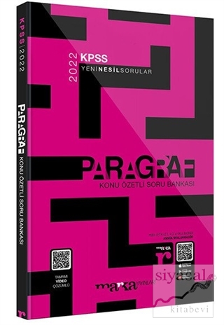 2022 KPSS Paragraf Konu Özetli Yeni Nesil Soru Bankası Tamamı Video Çözümlü
