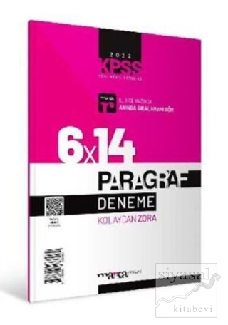 2022 KPSS Yeni Nesil Video Çözümlü Kolaydan Zora 6x14 Paragraf Deneme