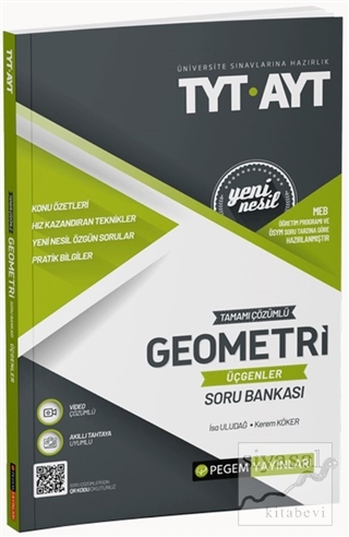 TYT-AYT Tamamı Çözümlü Geometri (Üçgenler) Soru Bankası