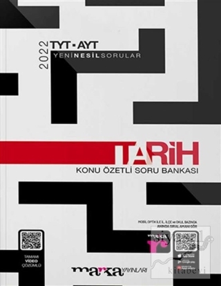 2022 TYT AYT Tarih Konu Özetli Yeni Nesil Soru Bankası