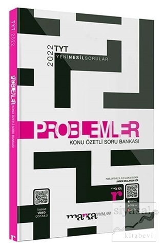 2022 TYT Problemler Konu Özetli Yeni Nesil Soru Bankası Tamamı Video Çözümlü