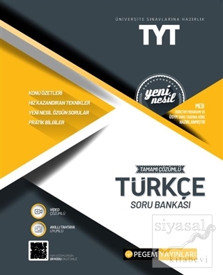 TYT 2021 Tamamı Çözümlü Türkçe Soru Bankası Kolektif
