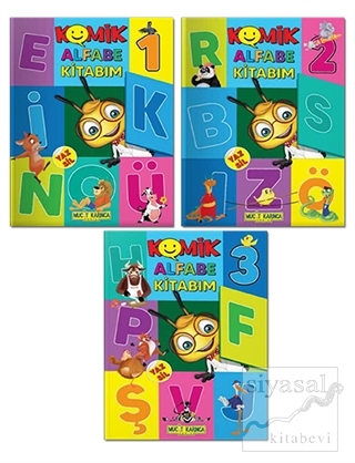 3-6 Yaş YAZ-SİL Komik Alfabe Kitabım - Etkinlik Seti