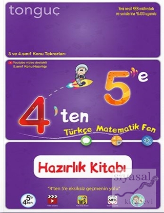 4'ten 5'e Türkçe - Matematik - Fen Hazırlık Kitabı