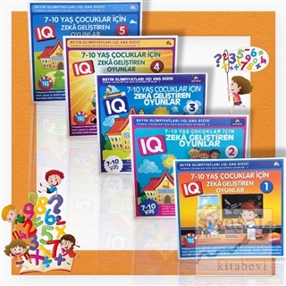 7-10 Yaş ve Üstü Çocuklar İçin Zeka Geliştiren Oyunlar (5 Kitap)