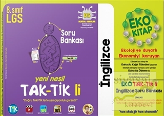 8. Sınıf İngilizce Eko Taktikli Soru Bankası
