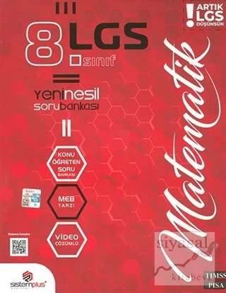 8.Sınıf LGS Matematik Video Konu Anlatım ve Çözümlü Soru Bankası Sistemplus Yayınları