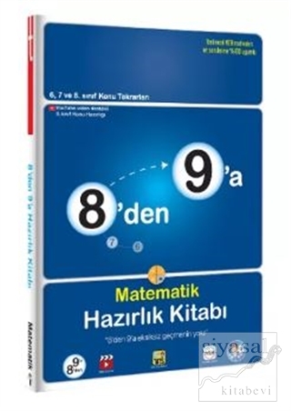 8'den 9'a Matematik Hazırlık Kitabı