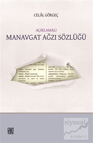 Açıklamalı Manavgat Ağzı Sözlüğü
