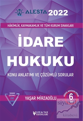 2021 Alesta İdare Hukuku Yaşar Mirzaoğlu