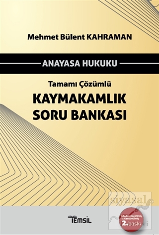 Anayasa Hukuku Tamamı Çözümlü Kaymakamlık Soru Bankası