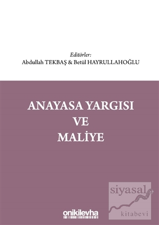 Anayasa Yargısı ve Maliye
