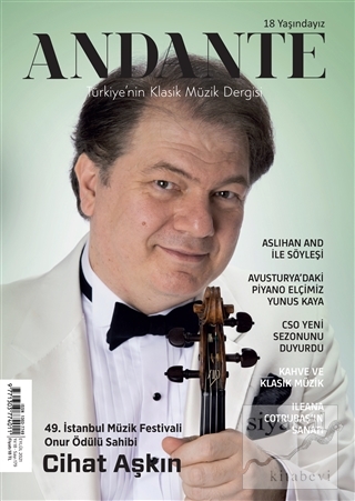Andante Müzik Dergisi Yıl: 18 Sayı: 179 Eylül 2021