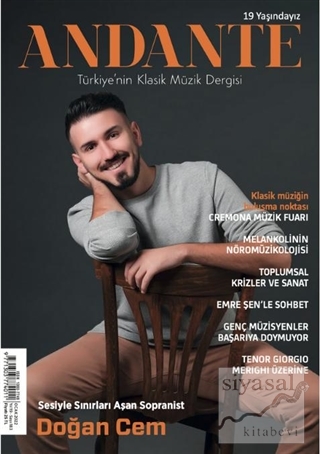 Andante Müzik Dergisi Yıl: 19 Sayı: 183 Ocak 2022 Kolektif