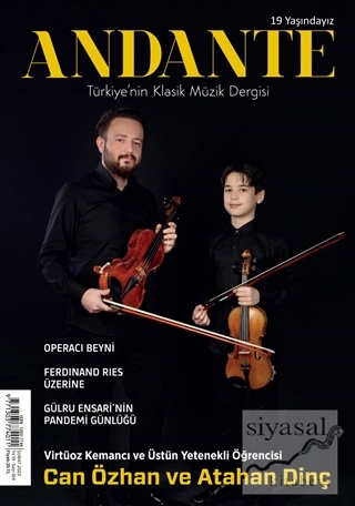 Andante Müzik Dergisi Yıl: 19 Sayı: 184 Şubat 2022