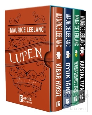 Arsen Lüpen Set Kutulu (4 Kitap Takım) Maurice Leblanc