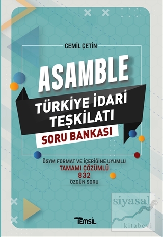 Asamble Türkiye İdari Teşkilatı Çözümlü Soru Bankası Cemil Çetin