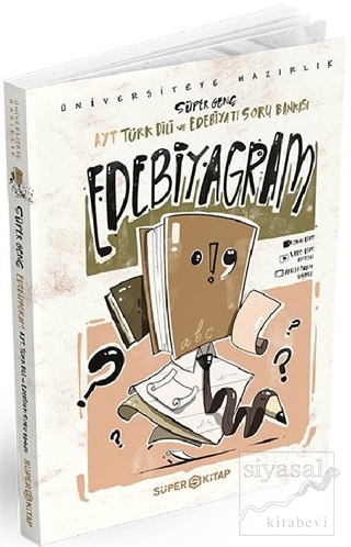 AYT Türk Dili ve Edebiyatı Süper Genç Edebiyagram Soru Bankası Hijyenik Kitap