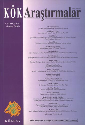 Kök Araştırmalar: Kök Sosyal ve Stratejik Araştırmalar Dergisi
