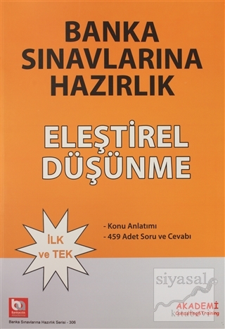 Banka Sınavlarına Hazırlık Eleştirel Düşünme Adalet Hazar