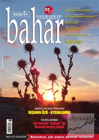 Berfin Bahar Aylık Kültür Sanat ve Edebiyat Dergisi Sayı: 288 Şubat 2022