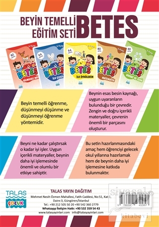Beyin Temelli Eğitim Seti - Betes ( 5 Kitap Takım )