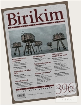 Birikim Aylık Edebiyat Kültür Dergisi Sayı: 396 Nisan 2022