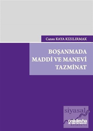 Boşanmada Maddi ve Manevi Tazminat (Ciltli) Cansu Kaya Kızılırmak