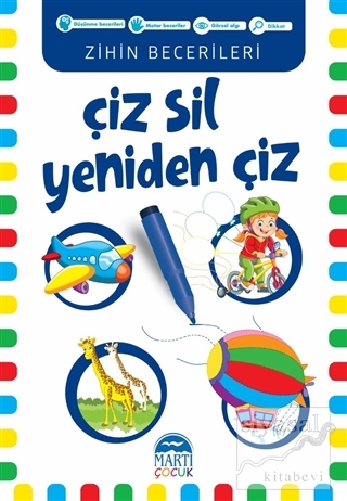 Çiz Sil Yeniden Çiz (Mavi Kitap)