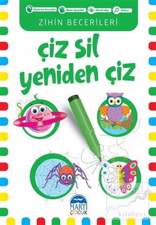Çiz Sil Yeniden Çiz (Yeşil Kitap)