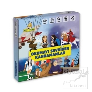 Çocuklara Okumayı Sevdiren Kahramanlar Seti - Aktivite Eğitici Kitap