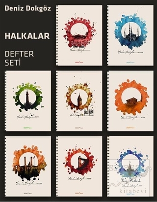 Deniz Dokgöz Halkalar Defter Seti (8 Defter Tekım)