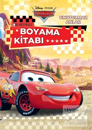 Disney Pixar Arabalar Unutulmaz Anlar Çıkartmalı Boyama Kitabı