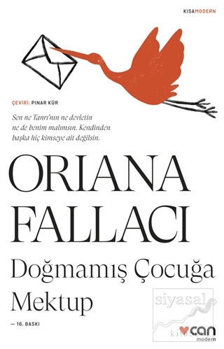 Doğmamış Çocuğa Mektup (Kısa Modern) Oriana Fallaci