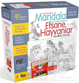 Efsane Hayvanlar - Mandala