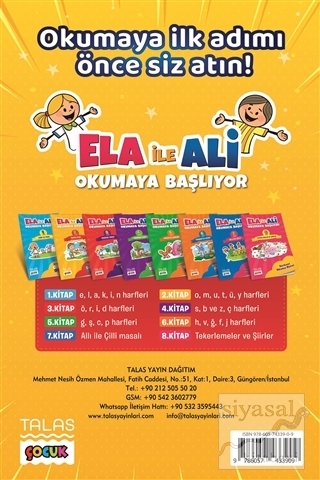 Ela ile Ali Okumaya Başlıyor ( 8 Kitap Set )
