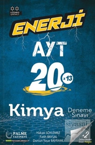 Enerji AYT 20 Kimya Deneme Sınavı