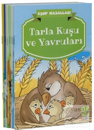 Ezop Masalları Seti (10 Kitap Takım - Küçük Boy)