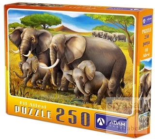 Fil Ailesi 250 Parça Puzzle