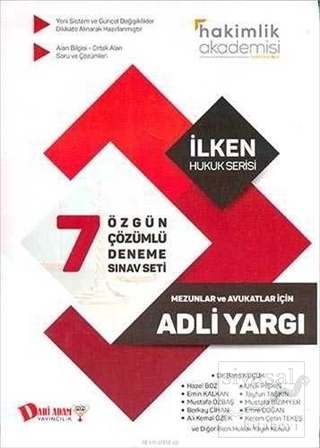 Hakimlik Akademisi Adli Yargı 7'li Çözümlü Deneme Sınavı Kolektif
