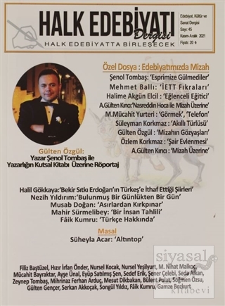 Halk Edebiyatı Dergisi Sayı: 45