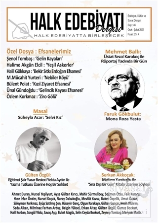 Halk Edebiyatı Dergisi Sayı: 46 Ocak - Şubat 2022