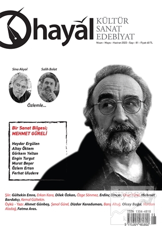 Hayal Kültür Sanat Edebiyat Dergisi Sayı: 81 Nisan-Mayıs-Haziran 2022 
