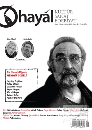 Hayal Kültür Sanat Edebiyat Dergisi Sayı: 81 Nisan-Mayıs-Haziran 2022