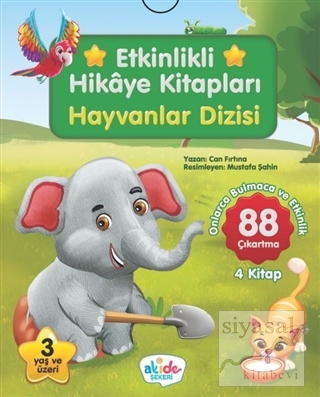 Hayvanlar Dizisi - Etkinlikli Hikaye Kitapları (4 Kitap Takım)