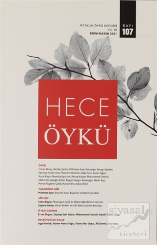 Hece Öykü Dergisi Sayı:107 Ekim - Kasım 2021