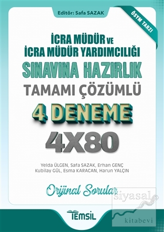 İcra Müdür ve İcra Müdür Yardımcılığı Sınavına Hazırlık Tamamı Çözümlü